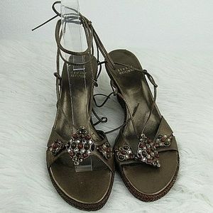 Stuart Weitzman lace up Gladiator Sandals size 4.5